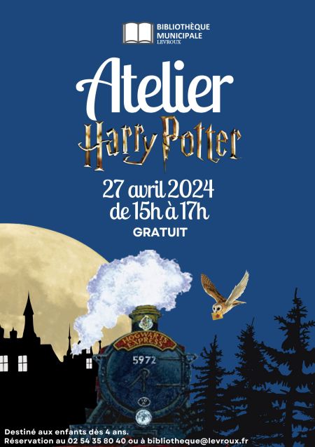 Affiche atelier Harry Potter