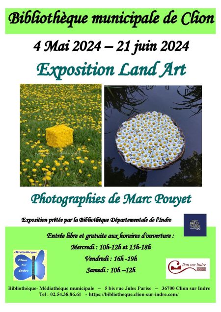 Affiche expo Land Art