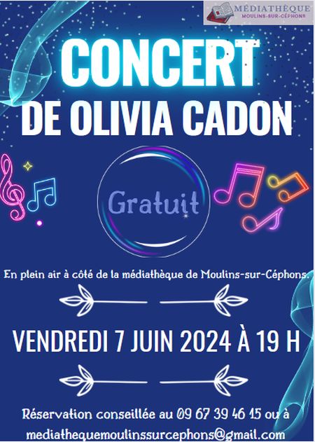 Affiche concert de Olivia Cadon